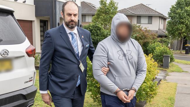 Criminal Groups Squad charge alleged gunman in Marrickville shooting of Siale brothers. Photo: Police.