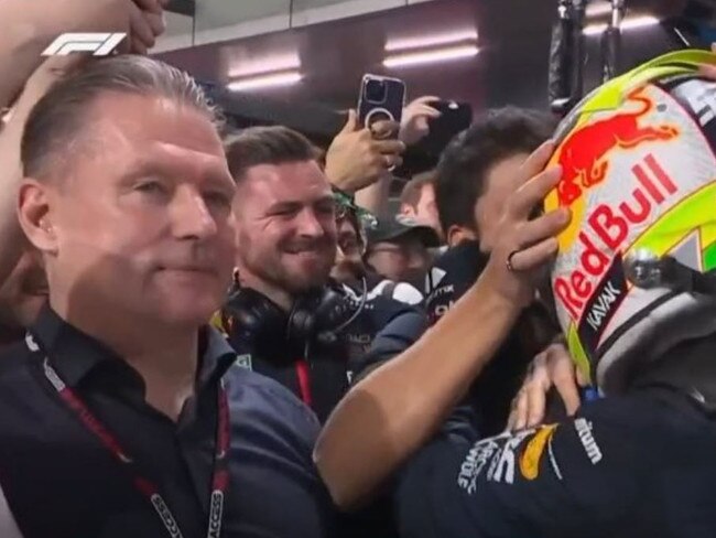 Jos Verstappen completely blanked Sergio Perez.