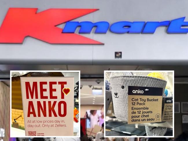 Canadian retailer Zeller's sells the Anko brand of Kmart Australia. Picture: Benedict Brook/news.com.au