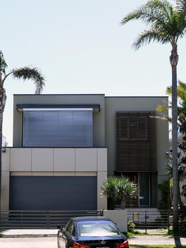 Melissa Caddick’s family home in Dover Heights. Picture: Joel Carrett