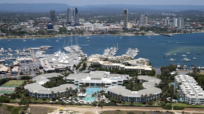 China’s fifth richest man Xu Jiayin was shown through the Sheraton Mirage, which was listed for sale in August.