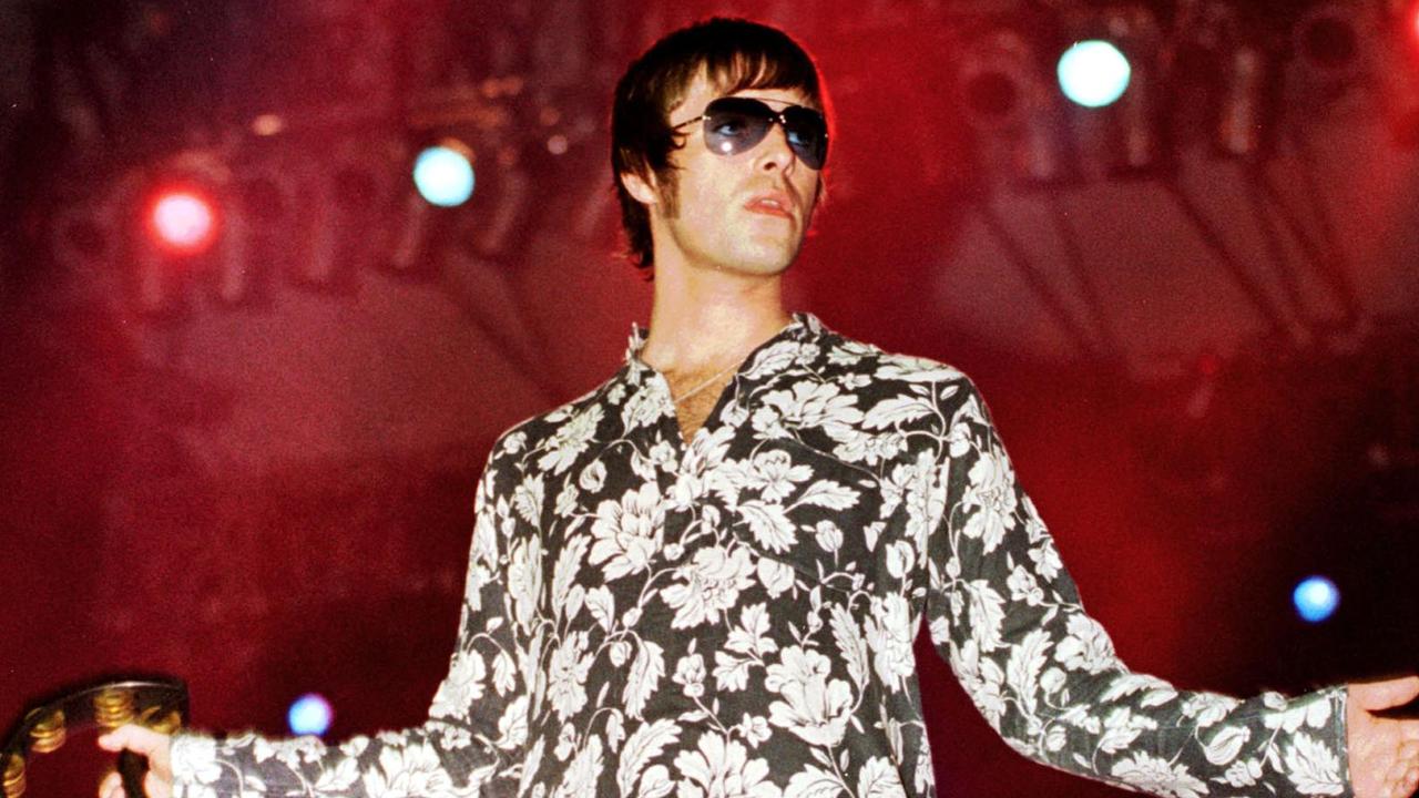 Liam Gallagher in 2001. Photo by ANDREW ALVAREZ / AFP