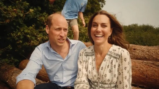 Prince William with Catherine earlier this year. Picture: Will Warr/Prince and Princess of Wales/Instagram