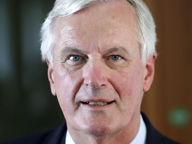 EU brexit Chief Negotiator Michel Barnier. Picture: AP