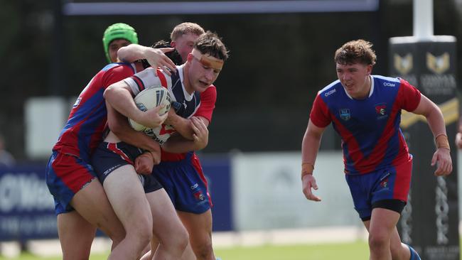 Duncan Gatt-Smith in action for the Central Coast Roosters. Picture: Sue Graham