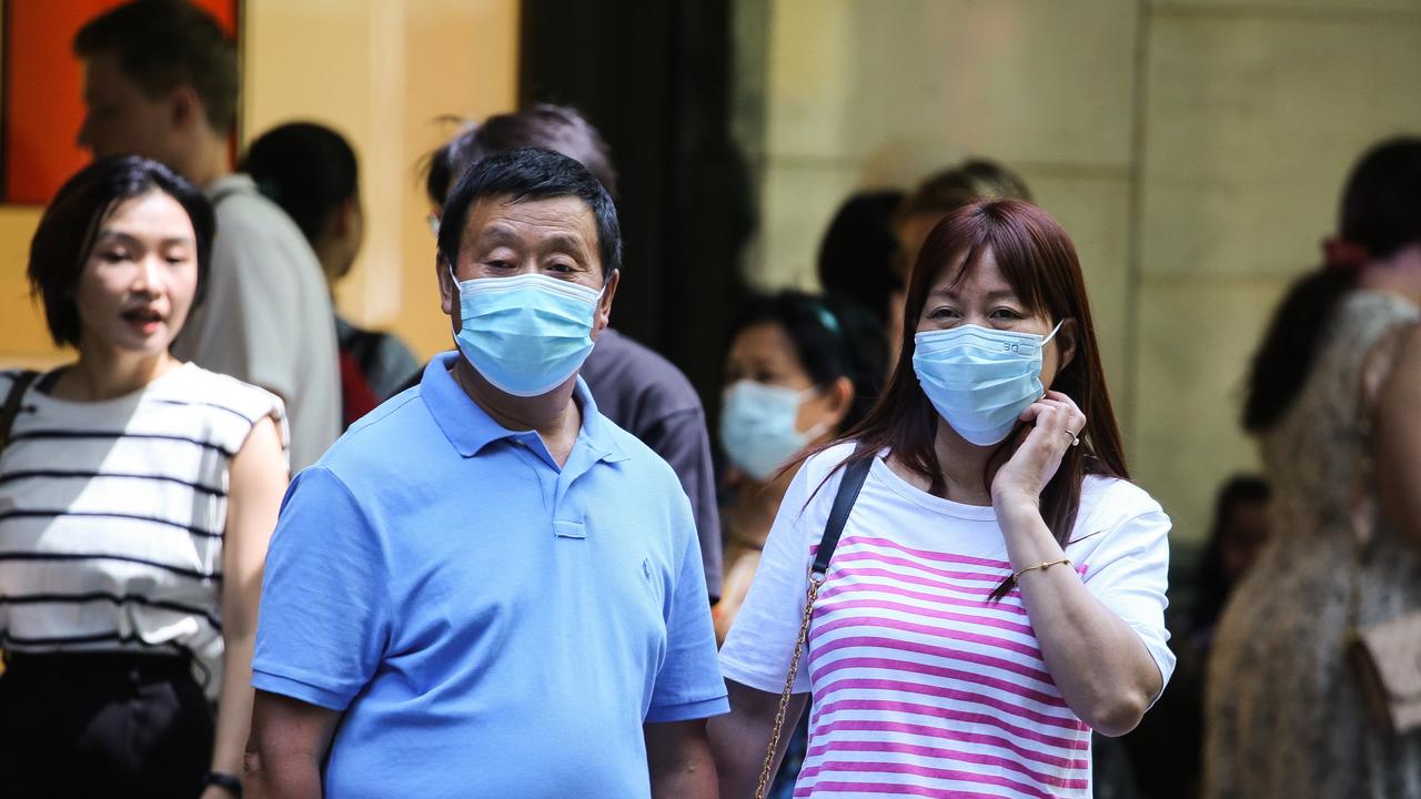 No state or territory has imposed fresh mask mandates, although some healthcare facilities will ask visitors to wear a mask. Picture: NCA NewsWire / Gaye Gerard