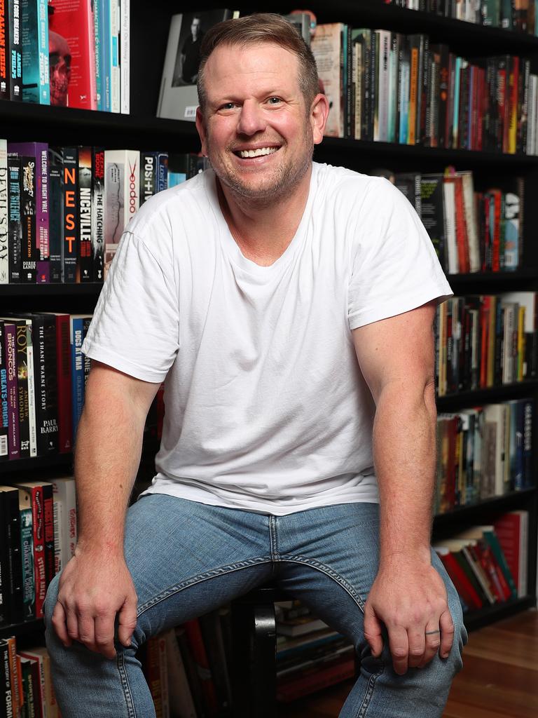 Author James Phelps. Picture: Brett Costello