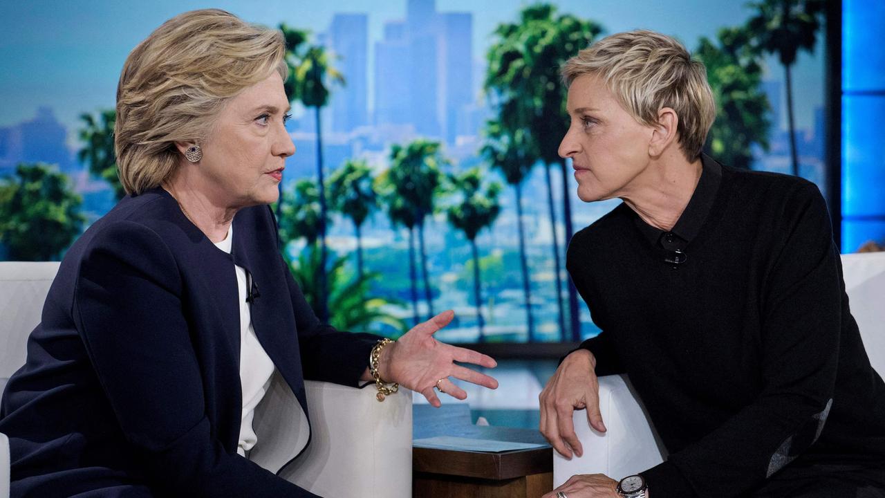 Hillary Clinton on Ellen’s talk show. Picture: Brendan Smialowski/AFP