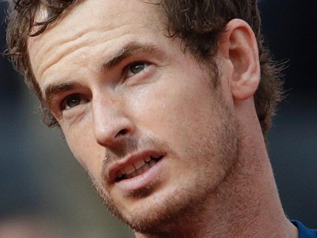 Britain's Andy Murray reacts after winning his tennis match against Russia's Andrey Kuznetsov at the Roland Garros 2017 French Open on May 30, 2017 in Paris.  / AFP PHOTO / Thomas Samson