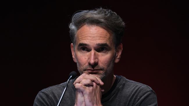 Marketing guru and Qantas board member Todd Sampson at the AGM on Friday. Picture: Luis Ascui