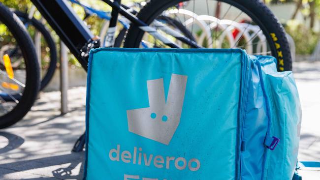 Food delivery service, Deliveroo went into voluntary administration in Australia. Picture: NCA NewsWire / David Swift