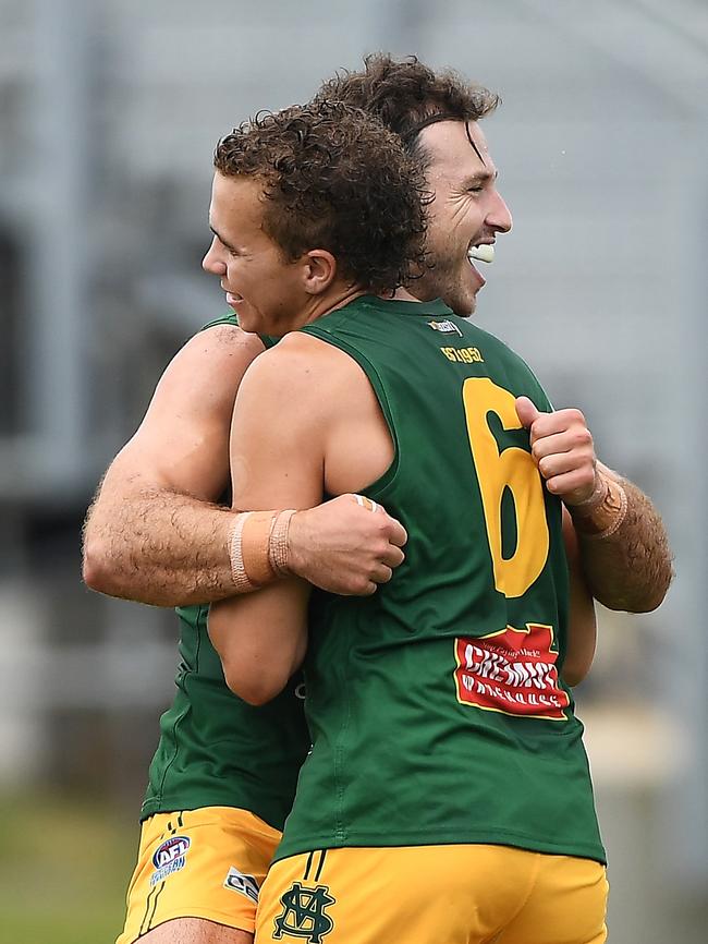 St Mary's won against the Tiwi Bombers in Round 3 of the NTFL Men's Premier League. Picture: Felicity Elliott/AFLNT Media
