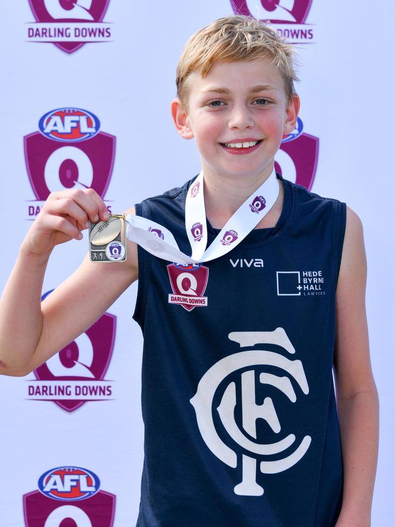 George Wren of Coolaroo won the Under 12's best on ground for AFL Darling Down grand final. Picture: Supplied