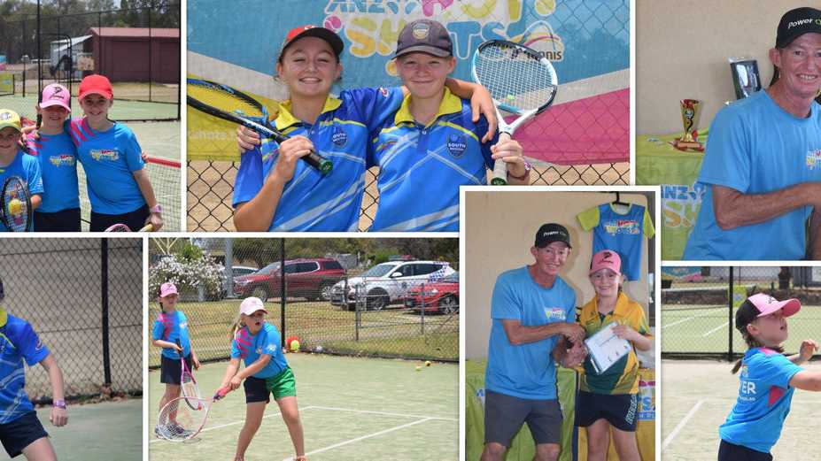 HOTSHOTS: Check out all the courtside action from the Tennis Hotshots Colourball Circuit 2019 final held in Chinchilla over the weekend.	. Picture: Kate McCormack