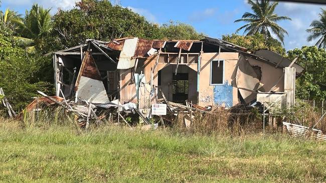 Some asbestos-riddled houses have been left abandoned by their owners. Picture: Supplied