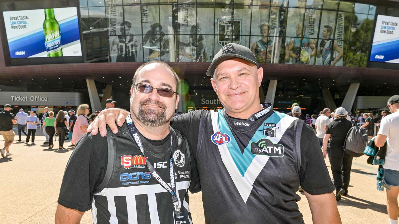 Port Adelaide fans at Adelaide Oval | The Advertiser