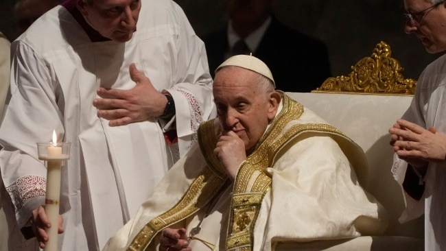 Pope Francis returns to public view for Easter vigil at St Peter’s ...