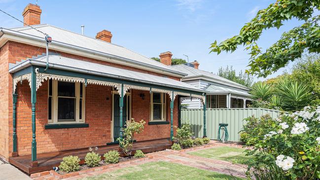 This four-bedroom house at 9 Pilmer St, Bacchus Marsh, is for sale with a $699,000-$759,000 asking range. Bacchus Marsh has experienced one of the biggest rises in median house values since April 2022, the PropTrack data shows.