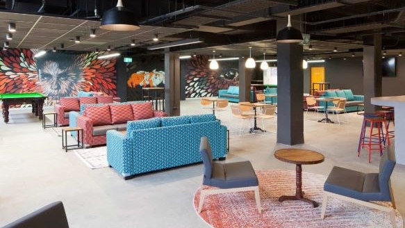 One of the Queen Mary building’s communal areas. While more student accommodation would be “a good thing”, it doesn’t necessarily compare with affordable housing the AHURI MD says. Picture: Supplied
