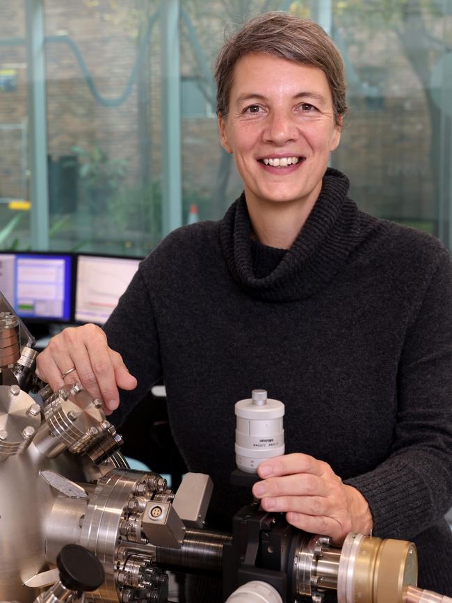 Prof Michelle Simmons in the quantum mechanics lab. Picture: NCA NewsWire / Damian Shaw