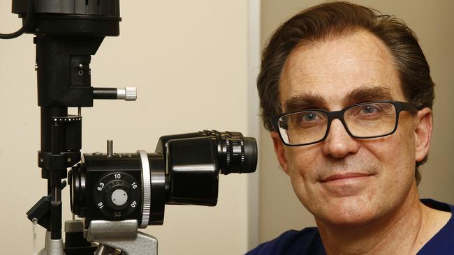 Associate Professor Alex Hunyor at his Chatswood clinic. Picture: John Appleyard