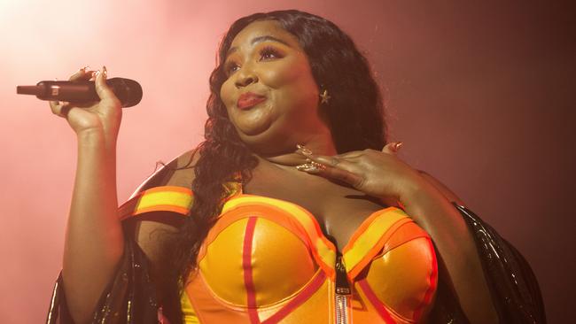 Lizzo has two Top 40 singles in Australia this week. Pic: Owen Sweeney/Invision/AP