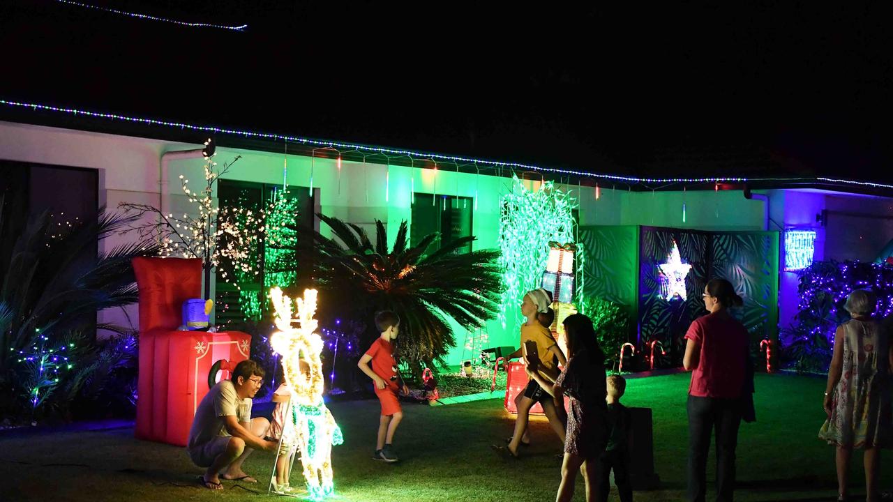 Chrsitmas lights on Rainsford Place, Buderim. Picture: Patrick Woods.