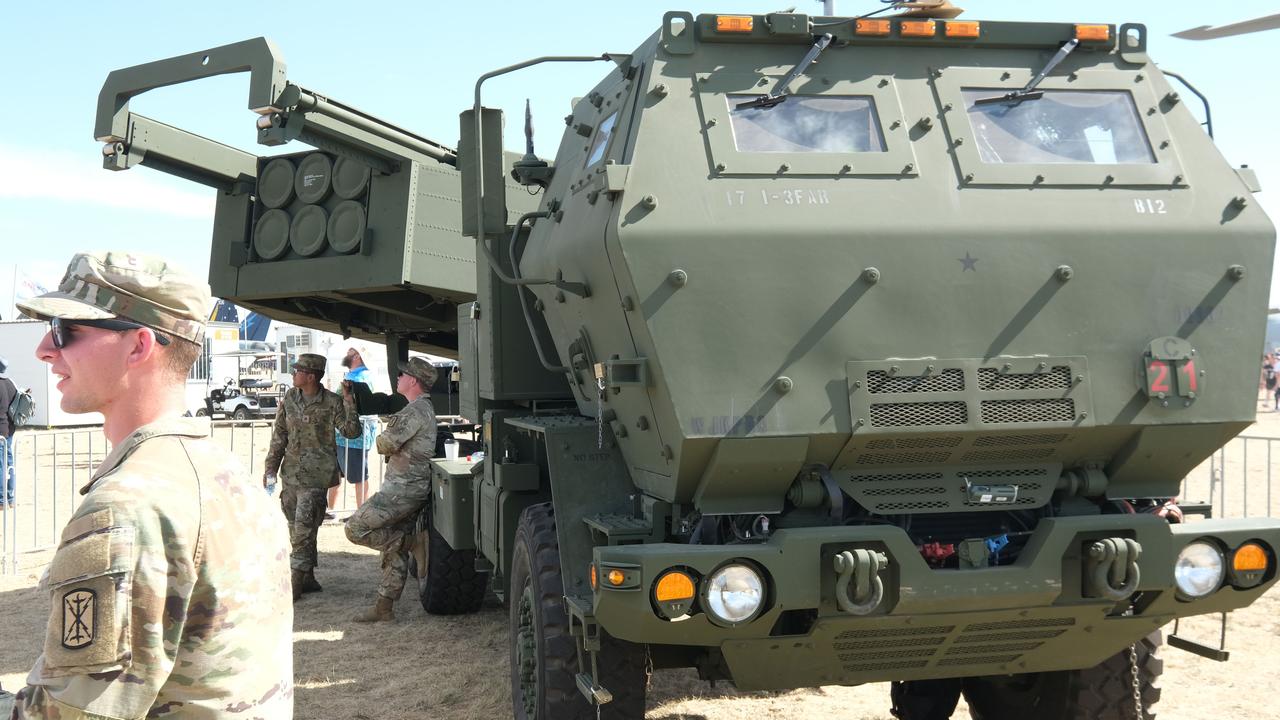 HIMARS rocket artillery at the Avalon Airshow: Picture Mark Wilson