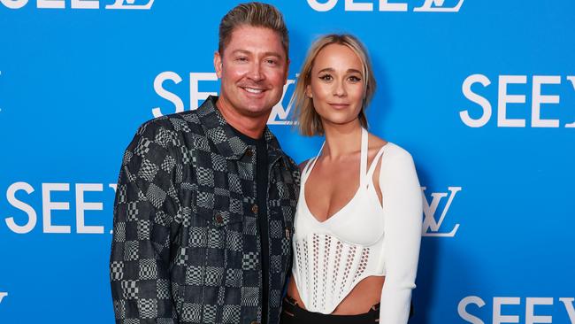 Michael Clarke and Jasmine Yarbrough. Picture: Justin Lloyd.