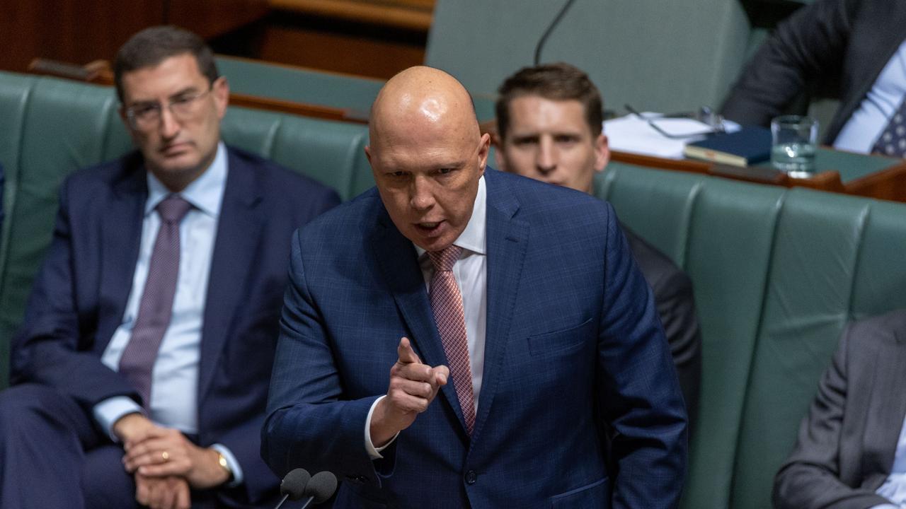 Opposition leader Peter Dutton has slammed Ms Thorpe’s behaviour. Picture: NCA NewsWire / Gary Ramage