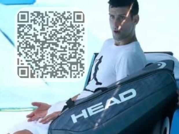 Djokovic and the weird QR codes