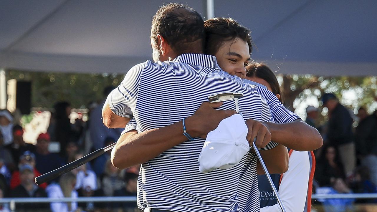 ‘Best in a long time’: Tiger’s stunning comeback as he and Charlie hunt first win together