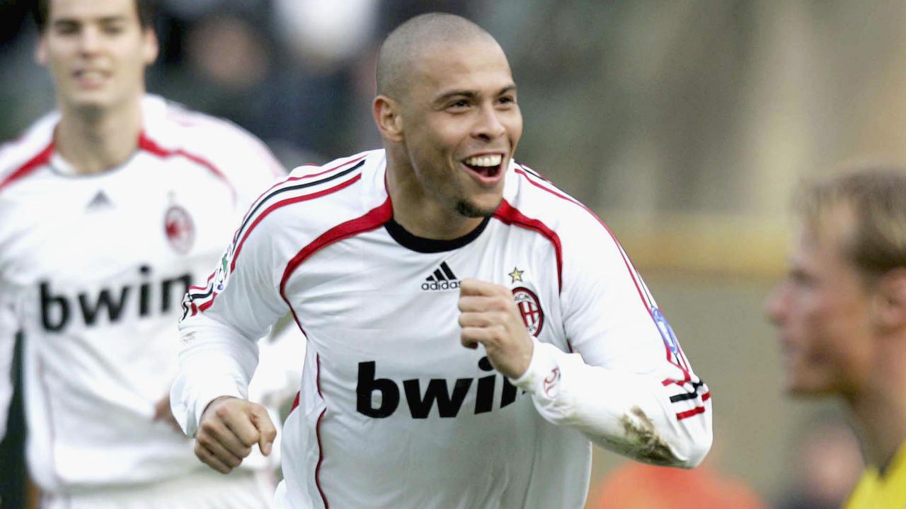 Ronaldo was only at Milan for a brief period of time but he made a lasting impression. (Photo by New Press/Getty Images)