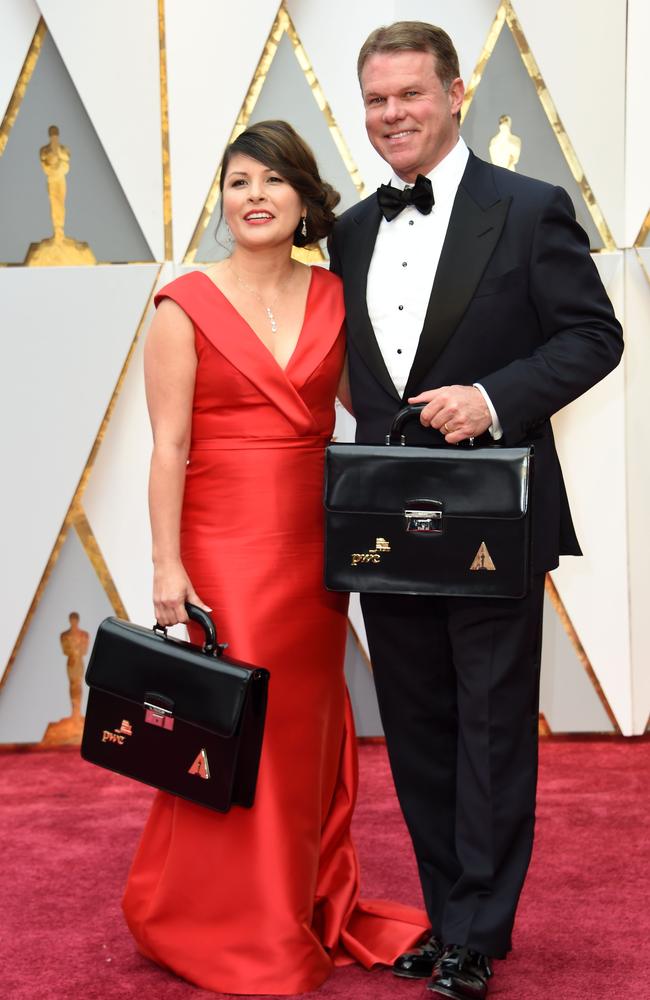 Martha Ruiz and Brian Cullinan have been banned from the Oscars. Picture: AFP/Valerie Macon