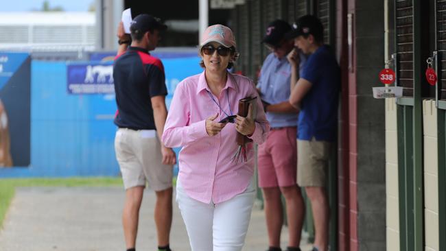 Horses being viewed before the Magic Millions Sales at Bundall. Pictured is Maree Yoshida. Picture: Glenn Hampson