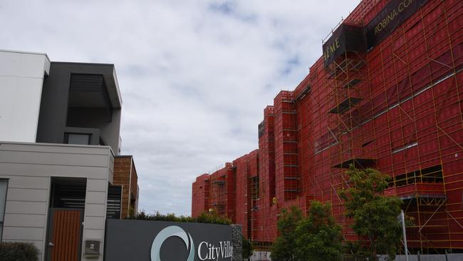 The Boheme Apartments at Robina which are to be part of the City Village project. Photo: Steve Holland