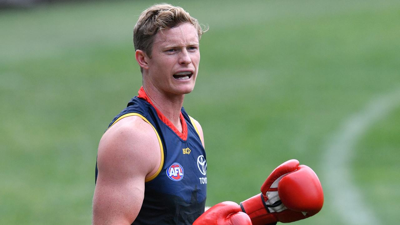 Alex Keath of the Adelaide Crows is in a contract stand-off.