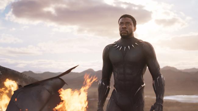 Boseman as Black Panther in the Marvel Avengers series.