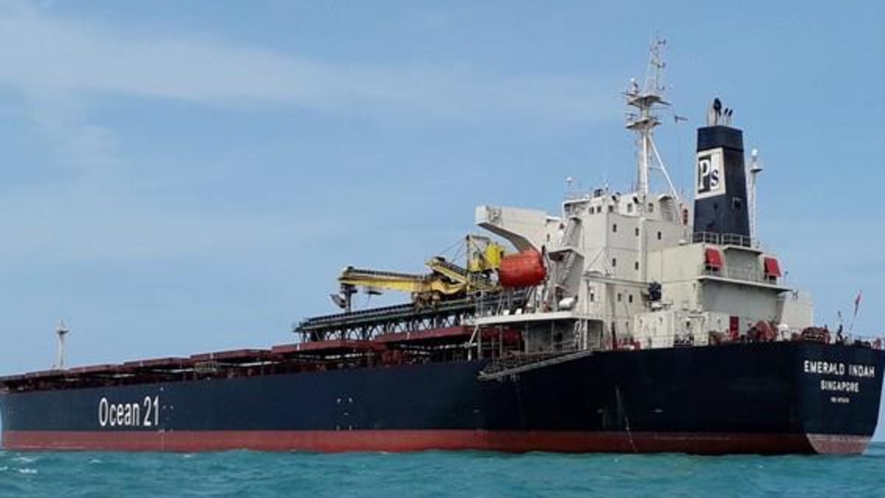 MV Emerald Indah: Ship crewman taken to hospital in Perth after falling ...