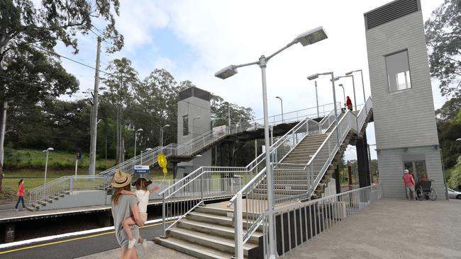 Artist's impression of the new lifts at Lisarow train station. Picture: supplied