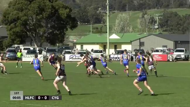 Replay: SFL preliminary finals - Huonville Lions vs Cygnet (Seniors)