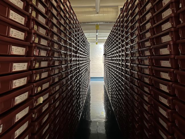 Royal Botanical Gardens Herbarium of NSW which is on the move to Mt Annan. Picture: Benedict Brook/News.com.au