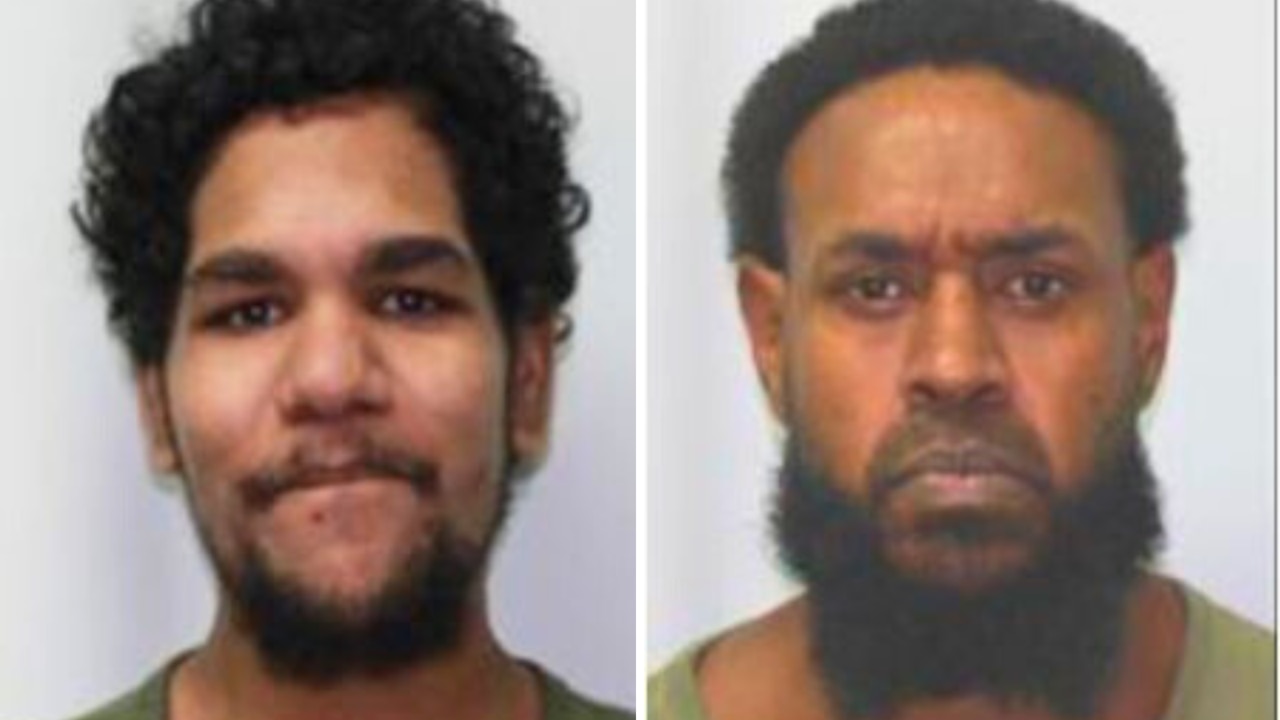 Manhunt in Townsville for two escaped inmates