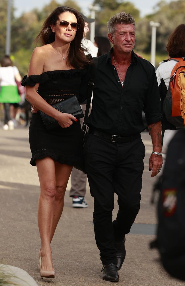 Wayne Cooper and Elizabeth Adams outside Bondi Icebergs. Picture: Tim Hunter.