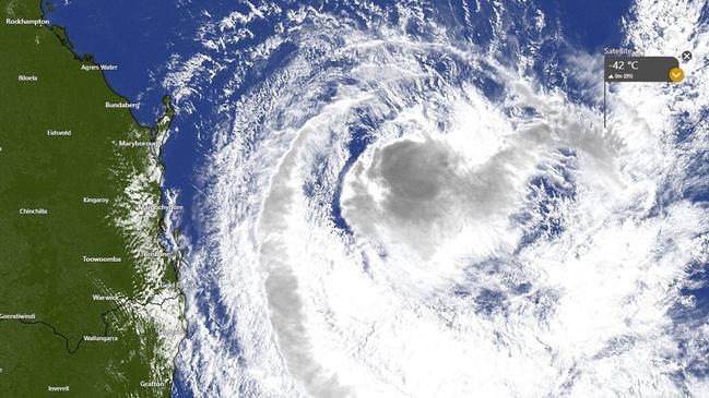 Tropical Cyclone Alfred.