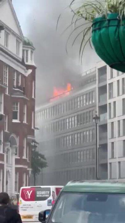 70 Firefighters Respond to Blaze Engulfing Westminster Flat