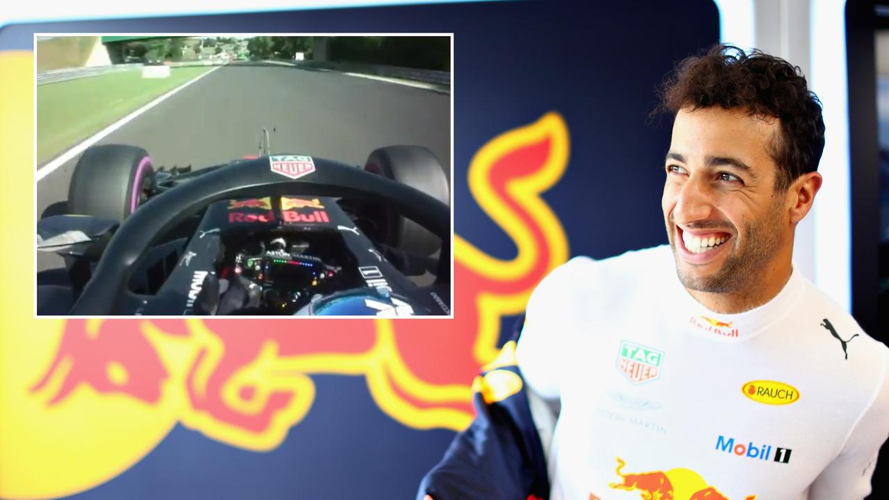 F1 Hungary: Daniel Ricciardo gives Valtteri Bottas the finger after ...