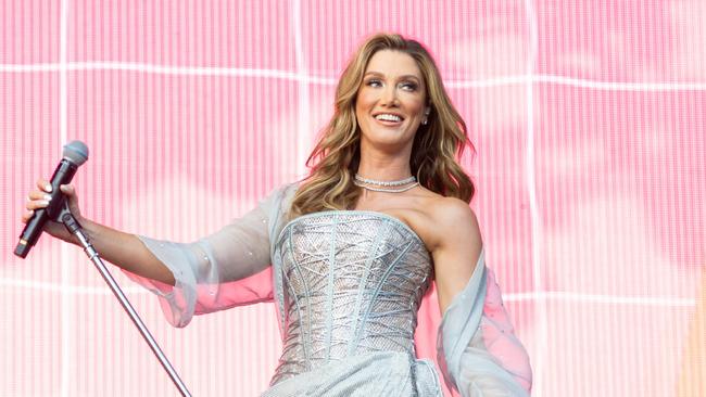 Delta Goodrem performing in London last year. (Photo by Joseph Okpako/