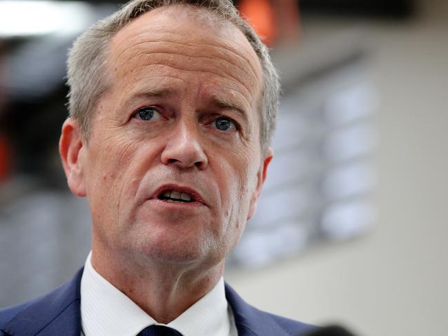 Federal Opposition Leader Bill Shorten during a press conference at St Norbert College Trade Training Centre in Perth, Western Australia on Friday, Feb. 02, 2017. (AAP Image/Richard Wainwright) NO ARCHIVING
