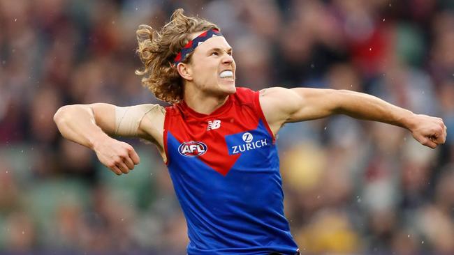 Jayden Hunt booted the long, matchwinning goal. Picture: AFL Photos/Getty Images